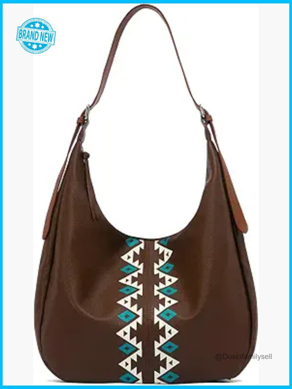 Faux Leather Hobo Purse Spacious Work Tote Shoulder Bag Travel Daily Use